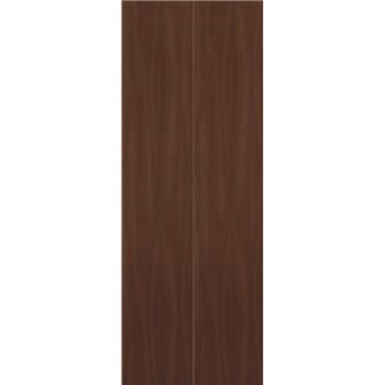 Image for Masonite 24 In. X 80 In. Walnut Textured Flush Dark Wood Hollow Core Wood Interior Closet Bi-Fold Door from HD Supply