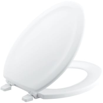 Image for Kohler Stonewood Elongated Closed Front Toilet Seat In White from HD Supply
