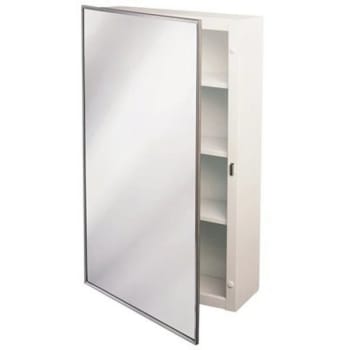 Proplus 16 In. X 22 In. Surface Mount Medicine Cabinet In Chrome