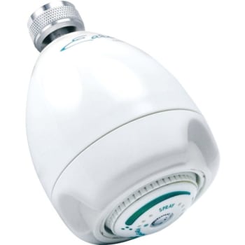 Image for Niagara Earth Spa 3 Spray Setting 1.75 GPM Fixed Mount Showerhead In White from HD Supply