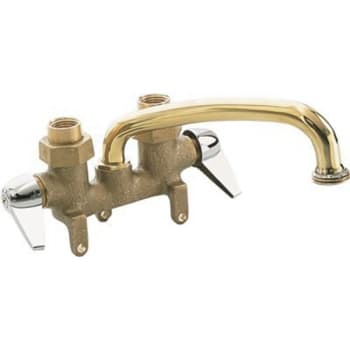 Image for Proplus 2-Handle Utility Faucet In Brass Chrome from HD Supply