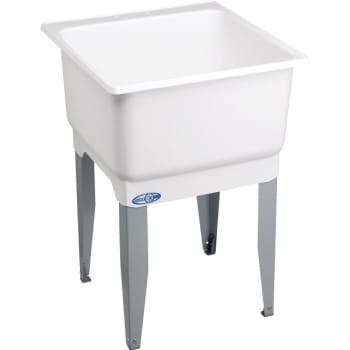 Image for Mustee Utilatub 23 In. X 25 In. Polypropylene Floor Mount Laundry Tub from HD Supply