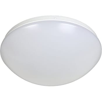 Image for Envirolite 11 In. 1-Light White Selectable Led Puff Flush Mount from HD Supply