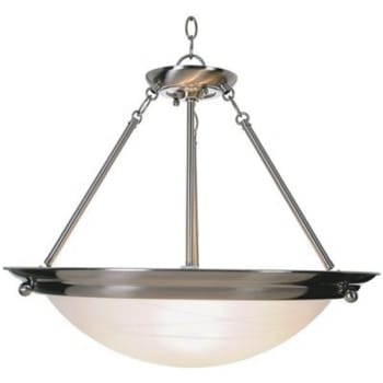 Image for Monument 3-Light Brushed Nickel Pendant from HD Supply