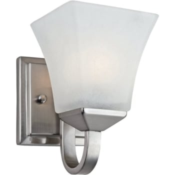 Image for Design House Torino 1-Light Satin Nickel Wall Mount Sconce from HD Supply