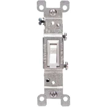 Leviton 15 Amp Single-Pole Switch, White (10-Pack)