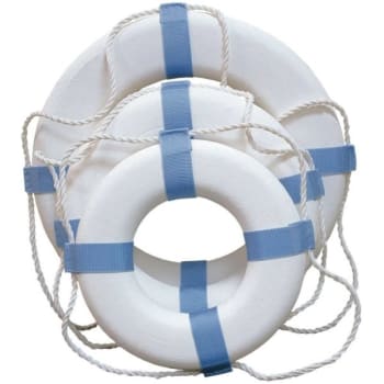 Image for Poolstyle Reels 24 In. White Ring Buoy from HD Supply