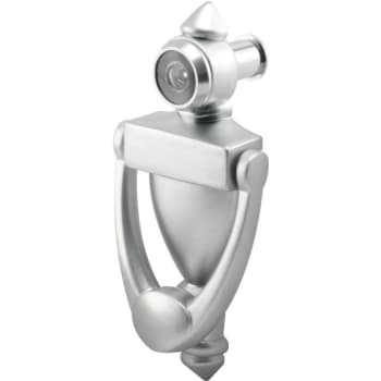 Image for 160-Degree View Angle Door Knocker And Viewer w/ 9/16 In. Bore (Satin Chrome) from HD Supply