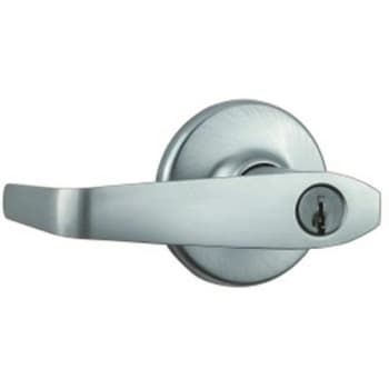 Image for Kwikset Carson Satin Nickel Keyed Entry Ul Door Lever Featuring Smartkey from HD Supply