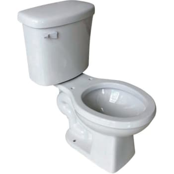 Image for Premier Select 2-Piece 1.28 Gpf Single Flush Round Toilet In White Seat Not Included from HD Supply