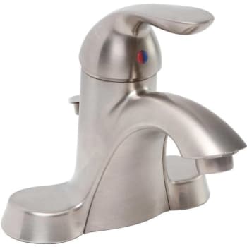 Image for Premier Waterfront Centerset 1- Handle 1- Hole Bathroom Faucet W/pop-Up Nickel from HD Supply