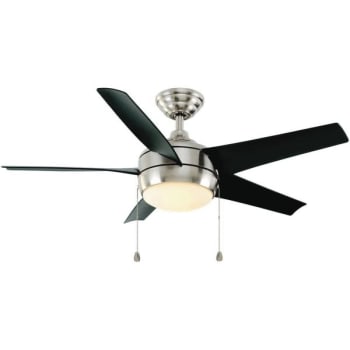 Image for Home Decorators Collection Windward 44 In. Led Brushed Nickel Ceiling Fan With Light Kit from HD Supply