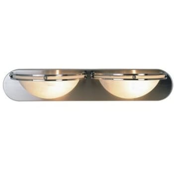 Image for 2-Light Bath Vanity Fixture (Brushed Nickel) from HD Supply