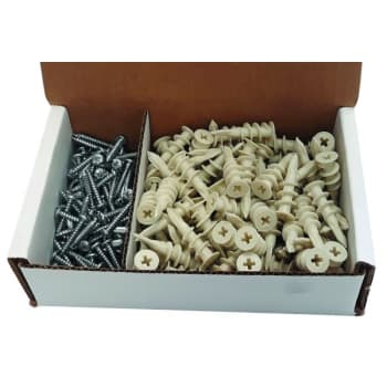 Image for #8 Ez Nylon Wall Anchors W/ Screws (100-Pack) from HD Supply