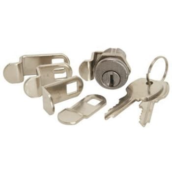 Image for #804427 Mailbox Lock And Key W/ 5 Cams (Zinc Alloy) from HD Supply