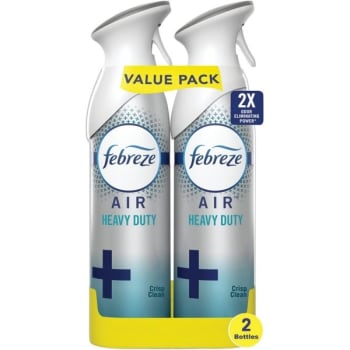 Image for Febreze Air 8.8 Oz. Heavy-Duty Crisp Clean Air Freshener Spray (2-Pack) from HD Supply