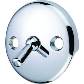 Image for Proplus Tub Drain With Trip Lever Face Plate, Chrome from HD Supply