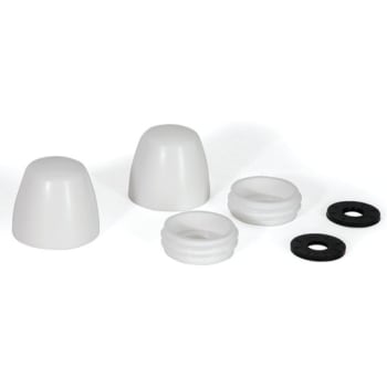 Image for Fluidmaster Secure Cap Universal Toilet Bolt Caps, White from HD Supply