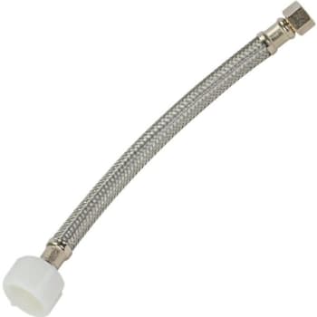 Image for Fluidmaster 3/8 In. Compression X 7/8 In. Ballcock X 9 In. L Braided Stainless Steel Toilet Connector from HD Supply