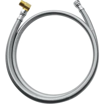 Image for Durapro 3/8 In. Compression X 3/8 In. Compression X 72 In. Braided Stainless Steel Dishwasher Connector from HD Supply