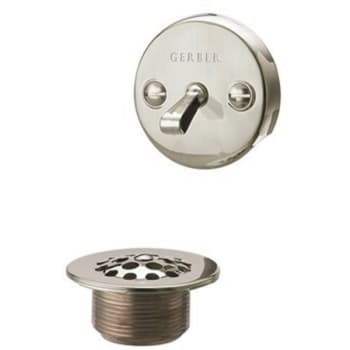 Image for Gerber Trip Lever Tub Drain And Overflow Trim Kit In Brushed Nickel from HD Supply