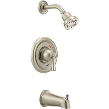 Image for Cleveland Faucet Group Capstone Single-Handle 1-Spray Tub And Shower Faucet Trim Kit In Brushed Nickel, Valve Not Included from HD Supply