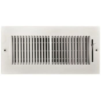 Image for Truaire 10 In. X 4 In. 2-Way Steel Wall/ceiling Register 1/3 In. Fin Spacing from HD Supply