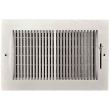 Image for Truaire 10 In. X 6 In. 2-Way Steel Wall/Ceiling Register 1/3 In. Fin Spacing from HD Supply