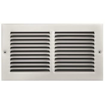 Image for Truaire 12 In. X 6 In. White Stamped Return Air Grille from HD Supply