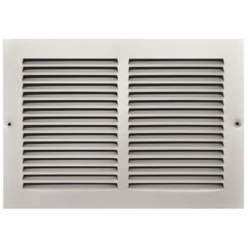 Image for Truaire 12 In. X 8 In. White Stamped Return Air Grille from HD Supply