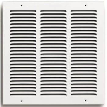 Image for Truaire 14 In. X 14 In. White Stamped Return Air Grille With 4 Screw Holes from HD Supply
