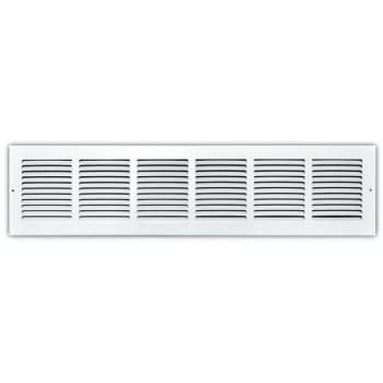 Image for Truaire 30 In. X 6 In. White Stamped Return Air Grille from HD Supply