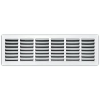 Image for Truaire 30 In. X 8 In. White Stamped Return Air Grille from HD Supply