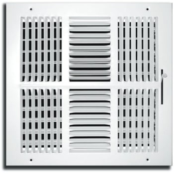 Image for Truaire 12 In. X 12 In. 4-Way Wall/Ceiling Register from HD Supply