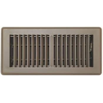 Image for Truaire 4 In. X 10 In. Brown Floor Register from HD Supply