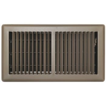 Image for Truaire 6 In. X 12 In. Brown Floor Register from HD Supply