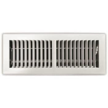 Image for Truaire 4 In. X 12 In. White Floor Register from HD Supply