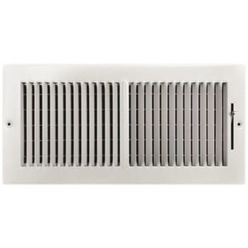 Image for Truaire 14 In. X 6 In. 2-Way Steel Wall/ceiling Register , White from HD Supply