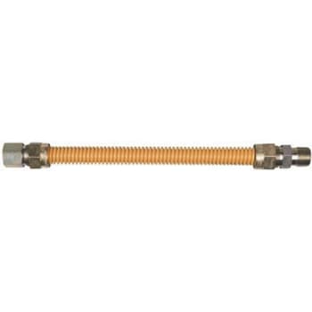 Image for Watts Gas Appliance Connector, Yellow Coated, 3/4" Mnpt X 3/4" Fnpt, 48" L from HD Supply
