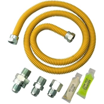Image for Watts 1/2 In. Fip X 1/2 In. Mip X 48 In. Gas Water Heater And Dryer Connector 1/2 In. Od 3/8 In. Id from HD Supply