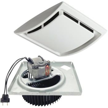 Broan-Nutone 60 Cfm Quick Install Bathroom Exhaust Fan Motor And Grille Kit