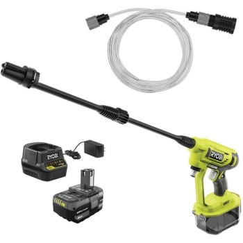 Image for Ryobi One+ 18v Ezclean 320 Psi 0.8 Gpm Cordless Cold Water Power Cleaner With Battery And Charger from HD Supply