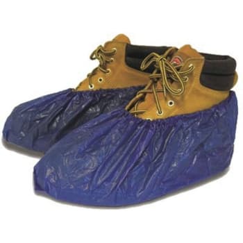 Shubee Waterproof Shoe Covers In Dark Blue 40-Pair/box (80-Pack)