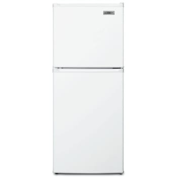 Image for Summit Appliance 4.6 Cu. Ft. Top Freezer Refrigerator In White, Counter Depth from HD Supply