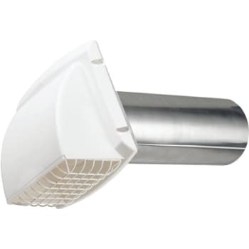 Image for Everbilt Wide Mouth Dryer Vent Hood In White from HD Supply
