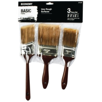 Image for Multi-Use Utility Paint Brush Set Package Of 3 from HD Supply