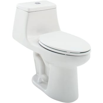Image for Premier Select 1-Piece 1.1/1.6 Gpf Dual Flush Elongated Toilet White, W/seat from HD Supply