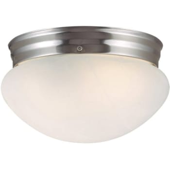 Image for Design House Millbridge 1-Light Satin Nickel Ceiling Semi Flush Mount Light from HD Supply