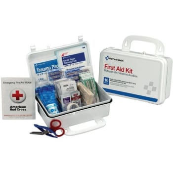 Image for First Aid Only 10-Person Bulk Plastic First Aid Kit Osha Compliant from HD Supply