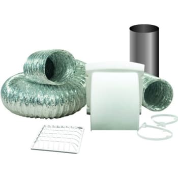 Image for Everbilt Wide Mouth Dryer Vent Kit With 4 In. X 8 Ft. Aluminum Dryer Duct from HD Supply